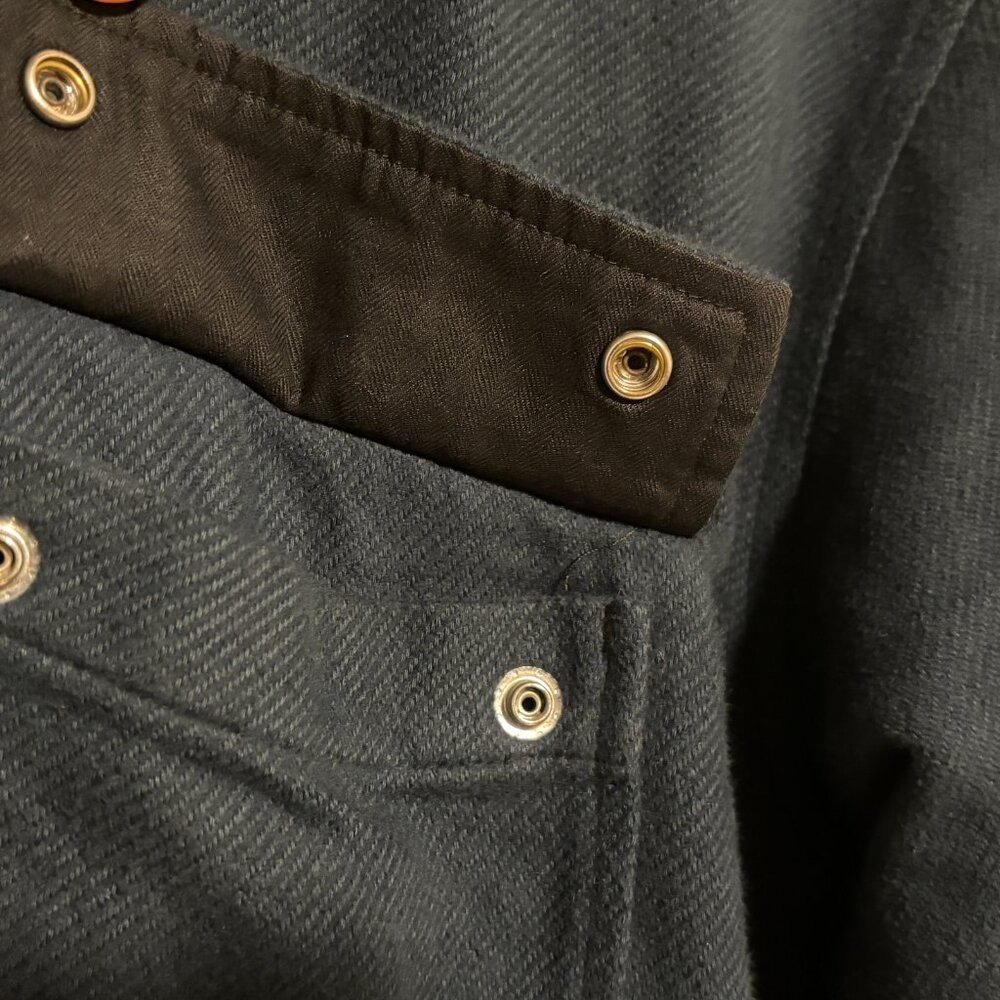 Wings + Horns  Blue Utility Flannel Jacket - Medium - Picture 10 of 15